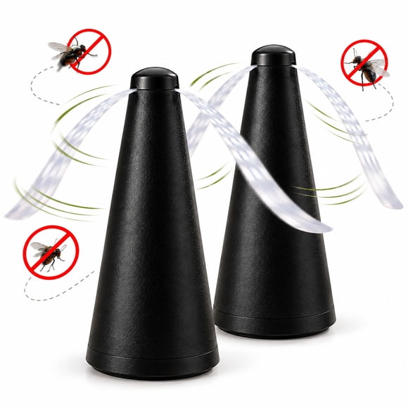 Pack 2 Repelentes de Moscas para Mesa con Aspas Giratorias