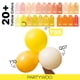 thumbnail image 4 of PartyWoo Set de 145 globos amarillos mate de diferentes tamaños, 4 of 9