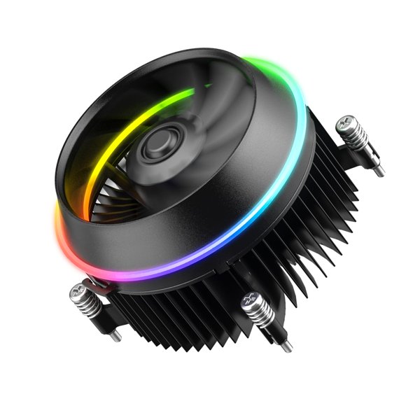 Enfriador de CPU Vetroo Eclipse de bajo perfil ARGB 95 W TDP para Intel