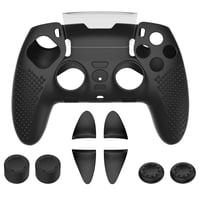 Funda Para Control Aaronmei Ps5 Silicona Antideslizante Negra