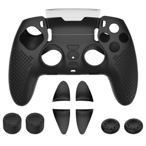 Funda Para Control Aaronmei Ps5 Silicona Antideslizante Negra