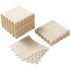 thumbnail image 1 of Pack de 100 servilletas para cóctel de 2 capas con borde festoneado, blanco lechoso, 1 of 3