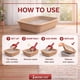 thumbnail image 5 of Caja de arena desechable Moana Love biodegradable para gatos, 5 of 8