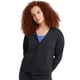 thumbnail image 1 of Sudadera con capucha Hanes EcoSmart para mujer, con cierre completo, color ébano, 2XL, 1 of 7