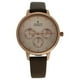 thumbnail image 1 of Crb La Basic - Reloj Con Correa De Cuero Marrón Dorado Rosa De Para - Reloj, 1 of 2
