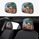 thumbnail image 1 of Phineas y Ferb Funda Protectora Universal para Reposacabezas de Coche, Funda Elástica para Reposacabezas de Asiento de Auto, Funda de Tela Antipolvo, Accesorios de Interior 2 Piezas, 1 of 6