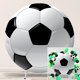 thumbnail image 4 of Fondo decorativo redondo de fútbol de 2 m – Jditngp, 4 of 8