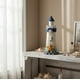 thumbnail image 4 of Decoración Marina Faro Náutico De Madera 41x13cm, 4 of 5