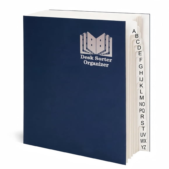 Carpeta organizadora DelugeLuxe A‑Z con 20 separadores de cartulina