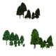 thumbnail image 3 of 36 Piezas Arquitectura Paisaje Modelo árboles Tren Ferrocarril Paisaje HO OO Escala, 3 of 5