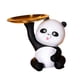 thumbnail image 5 of Estatua De Bandeja De Almacenamiento De Escultura De Panda Multiusos Para Decoración De Sala De Estar En Blanco Y Negro, 5 of 5