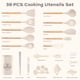 thumbnail image 2 of Set Utensilios Astercook 39 Pzs Silicona Mango Madera 446F, 2 of 3