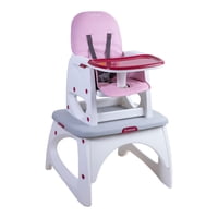 Bebesit - Silla De Comer Escritorio Balancin Eat&Swing Rosada