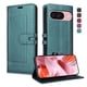 thumbnail image 1 of Premium Wallet Case for Google Pixel 9/9 Pro with Card Slots & Kickstand, Flip Cover Green, 1 of 6