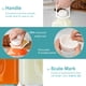 thumbnail image 5 of Botella de leche de vidrio Ritayedet 1.9L con tapa y asa reutilizables, 5 of 7