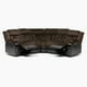 thumbnail image 4 of Sofá Seccional Reclinable Arizona 5 Cuerpos Café, 4 of 6