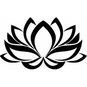 Rienda Libre - Sticker Flor De Loto Hibiscus Auto Camioneta Parabrisa