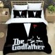 thumbnail image 1 of The Godfather printed Bedding Sets exquisite bed supplies set duvet cover bed comforter set bedding set luxury birthday gift Bed Sheets, 1 of 3