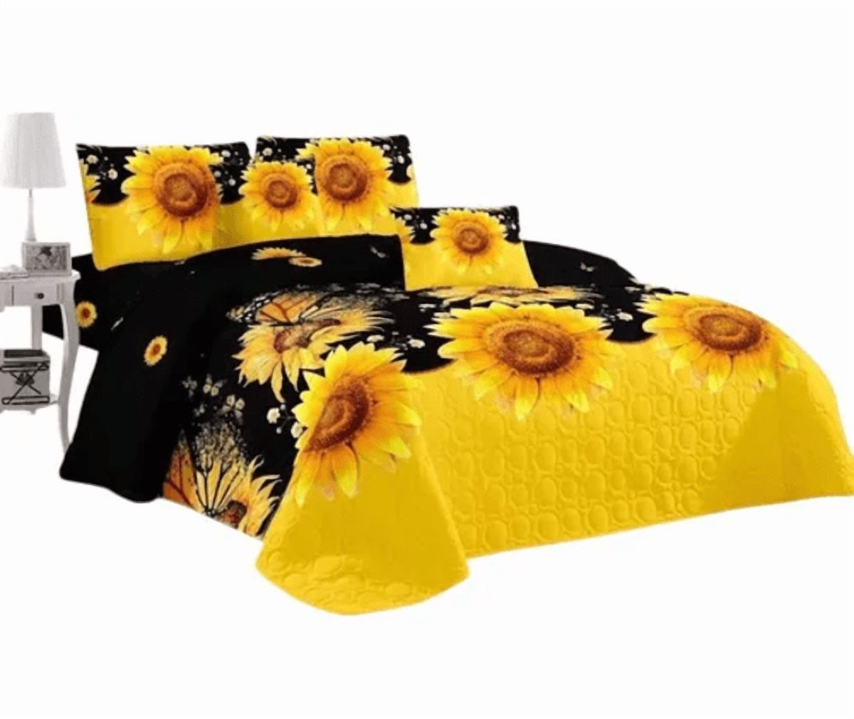 Genérico - Cubrecama Quilt Estampado 2 Plazas Delgado