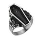 thumbnail image 2 of Anillo de ataúd humano Anillos de Cóctel Accesorios para dedos Anillo de declaración retro personalizado Gótico para adolescentes, niños, niñas, 8, 2 of 4