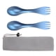 thumbnail image 1 of Utensilio de camping OUTXE Titanium ultraligero Spork, paquete de 2 unidades, 1 of 6