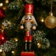thumbnail image 4 of Set 4 Figuras Soldados Cascanueces Adorno Colgante Navideño Escarchado, 4 of 7