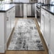 thumbnail image 2 of Rug Runner Ompaa, 2 x 6 pies, gris, antideslizante, lavable para pasillos, 2 of 9