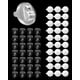 thumbnail image 5 of Mini Clips Transparentes Adhesivos Para Luces, 5 of 7