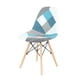 thumbnail image 1 of Silla De Comedor Eames Patchwork Turquesa, 1 of 3