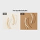 thumbnail image 1 of Minimalist Ear Climber Earrings Long Copper Climbers Crawler Bar Studs 1 Pair, 1 of 5