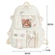 thumbnail image 1 of Fashion Student College Backpack Large Capacity Cute Student College Backpack School Bag Middle Student Teens Travel Backpack, 1 of 3