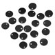 thumbnail image 2 of 20 piezas plateadas de monedas, estampado redondo, etiqueta en blanco, joyería de metal, negro, 2 of 4
