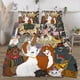 thumbnail image 3 of The Aristocats 3 Piece Bedding Set1 Quilt Cover +2 Pillowcases For Kids Boys Girls Adult Cartoon Warm, 3 of 3