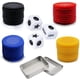 thumbnail image 1 of Juego de dados, juego de mesa con caja de hierro, 3 dados y 40 fichas frías, divertido y energético juego para fiestas y bebidas en familia., 1 of 7