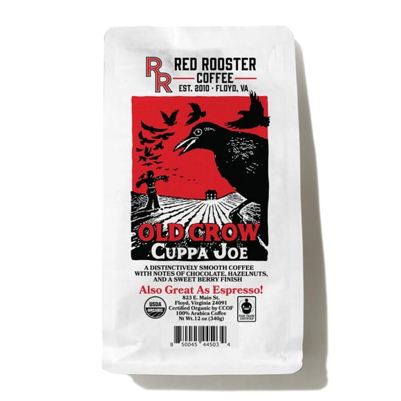 Café Red Rooster Old Crow tueste medio 340 g orgánico