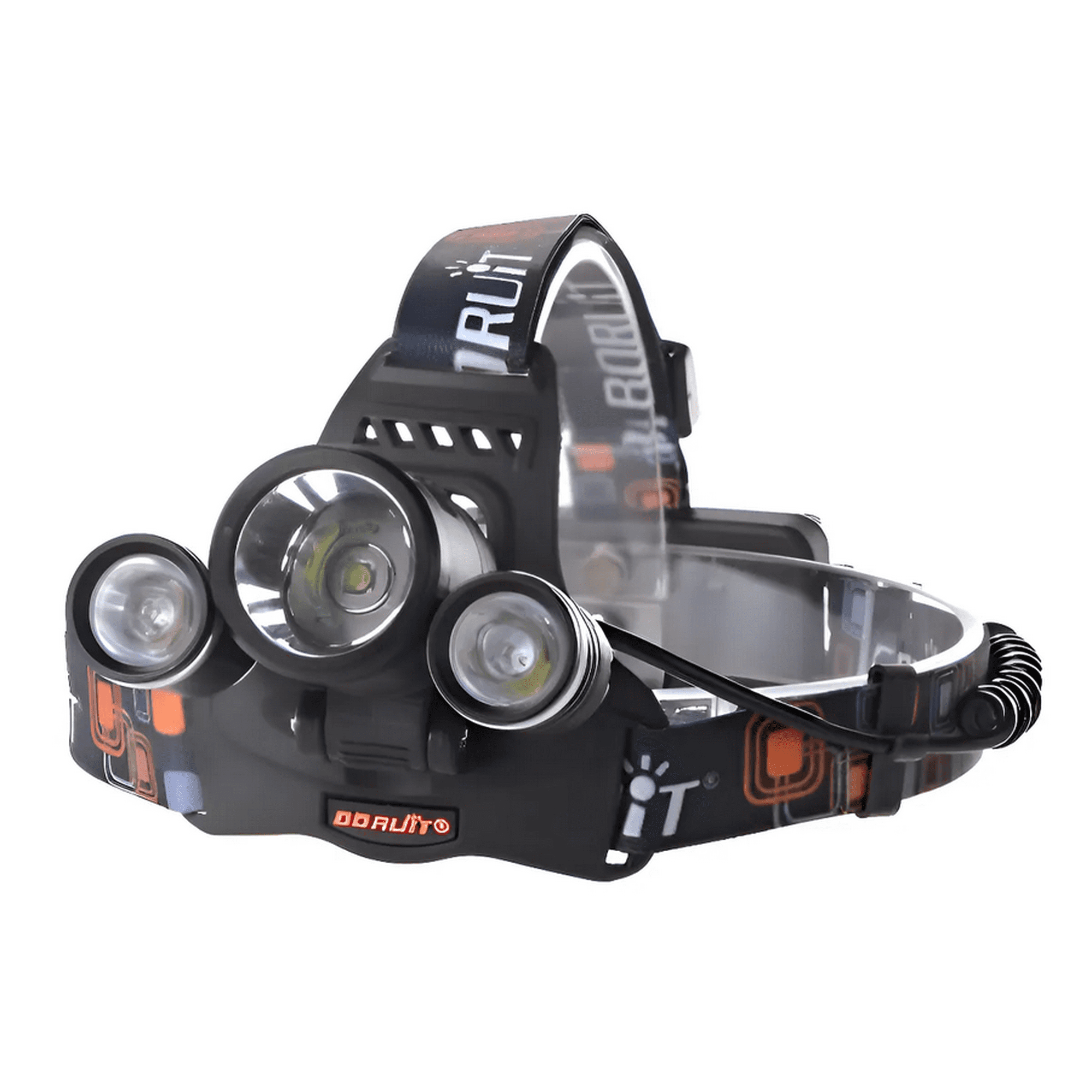 Genérico - Linterna Frontal 5000 Lumenes Led Minero Linterna Negro Luz Bordó