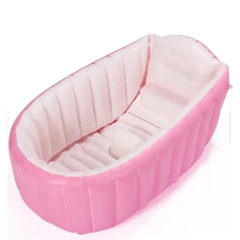 Tomasstore - Bañera Inflable Portátil Para Niños Rosado
