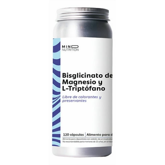 Bisglicinato De Magnesio + L-triptofano - 120 Caps | Mind Nutrition