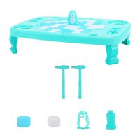 Magideal - Juego De Romper Bloques De Hielo Guardar Pingüino Juego De Romper Hielo Rompecabezas Habilidades Motoras Finas Knock Block Juego De Educación Temprana 30Cmx20Cmx7Cm