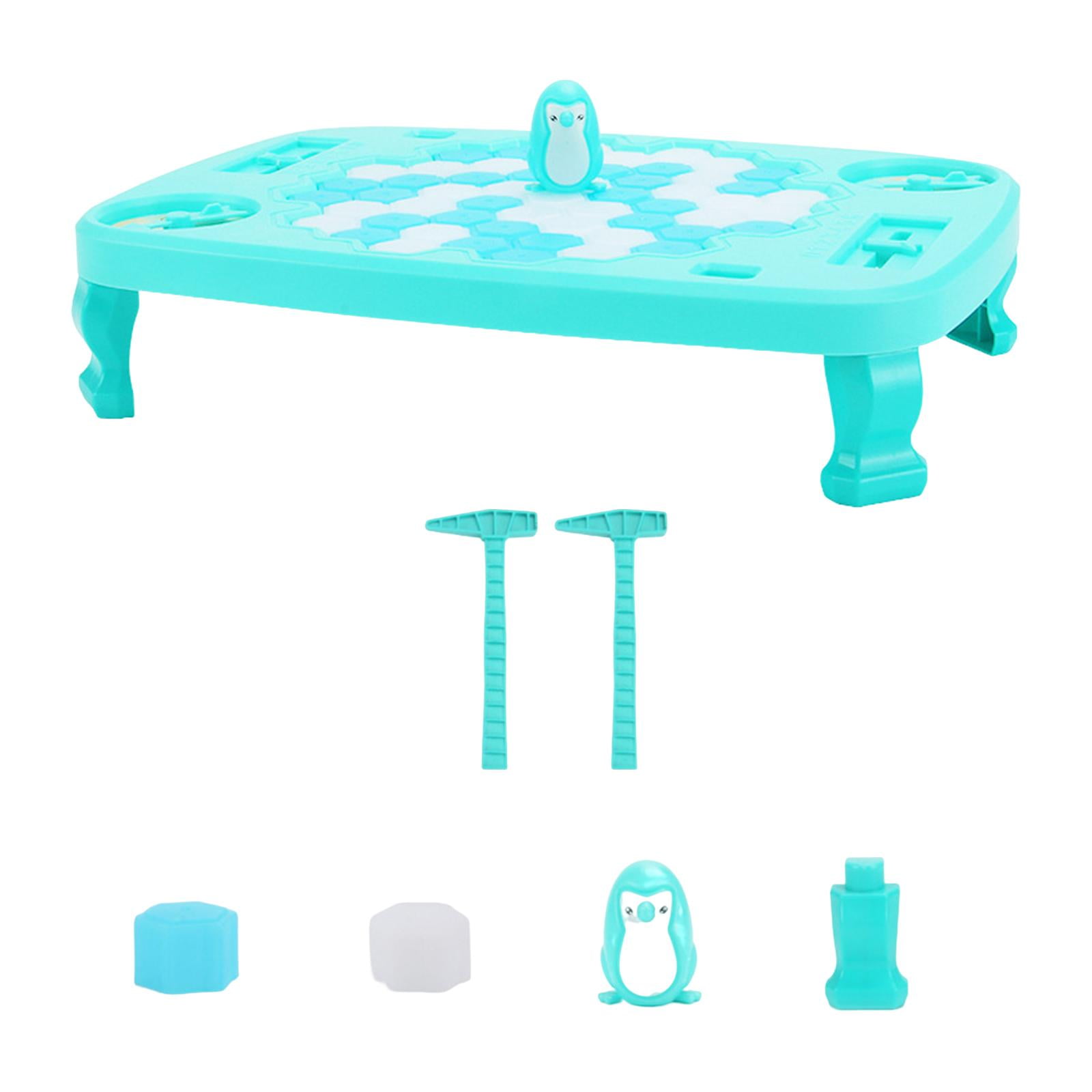 Magideal - Juego De Romper Bloques De Hielo Guardar Pingüino Juego De Romper Hielo Rompecabezas Habilidades Motoras Finas Knock Block Juego De Educación Temprana 30cmx20cmx7cm