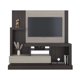 thumbnail image 3 of Estante Tv 55" Alcaceres 1 Puerta 180X172.2X41.5 Cm Nogal - Miel, 3 of 9