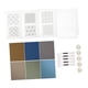 thumbnail image 4 of Kit De Posavasos Sashiko, Kit De Inicio De Bordado Para Acolchado, Arte, Manualidades, Patchwork, Juego C, 4 of 5