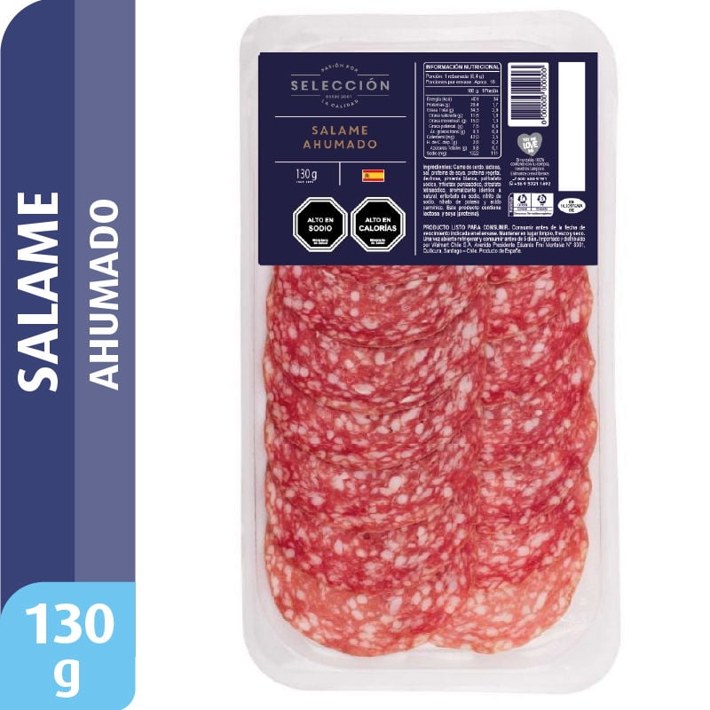 Salame Ahumado Maduro 130 g Selección