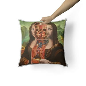 Creango - Cojin Decorativo Monalisa Anatomia
