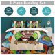 thumbnail image 5 of Goosebumps Slappy Quilt Set Thicken Soft 3 Pieces Bedding Set All Season Duvet Cove with 2 Pillowcases for Adult Women Girls Teens Home Room Decor, 5 of 5