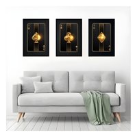 Genérico - Cuadros Decorativos Póker Pack 3 Unidades 35X50 Cm