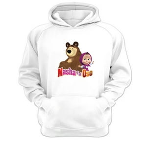 Genérico - Polerón Canguro Macha Blanco Talla M Unisex