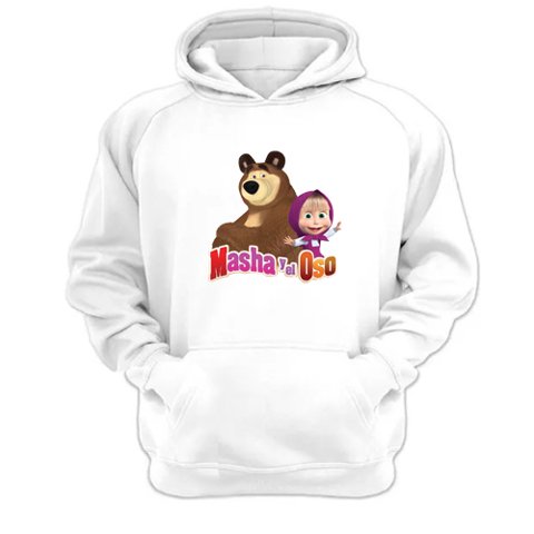 Genérico - Poleron Canguro Macha Blanco Talla Xl Unisex