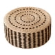 thumbnail image 3 of Cojín de meditación de paja, cojín de suelo de tatami, cojín de asiento hecho a mano, cojín de suelo de estilo japonés para sala de estar interior de Negro 45cm, 3 of 5