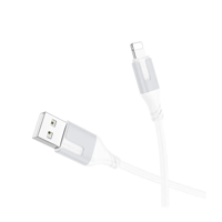 Cable Borofone Bx101 – Usb-A Para Iphone (Blanco) 2.4A
